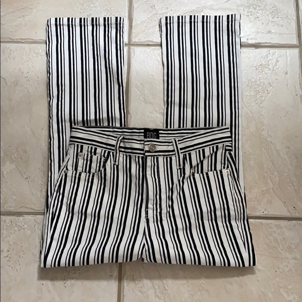 BRAND NEW BDG STRIPED DENIM PANTS